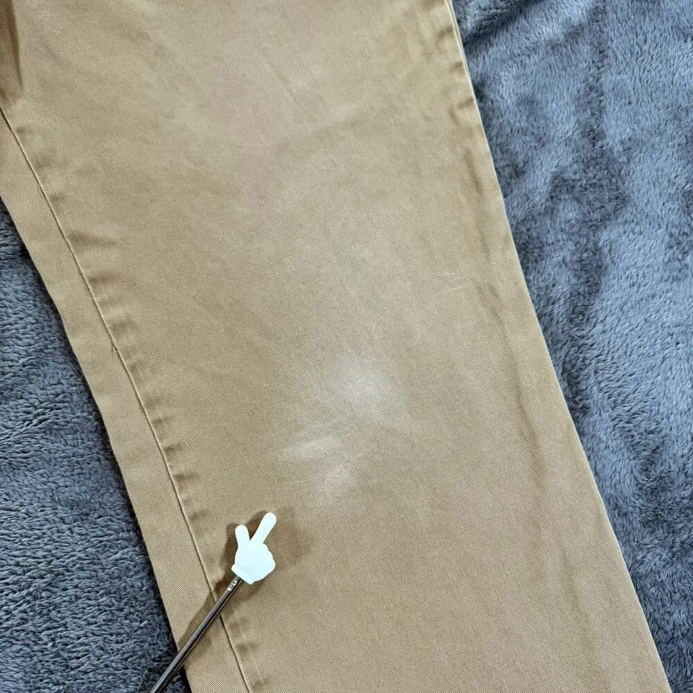 Polo Ralph Lauren Chino Pants Mens 38/32 Khaki Tan Classic Fit Cotton Twill Prep